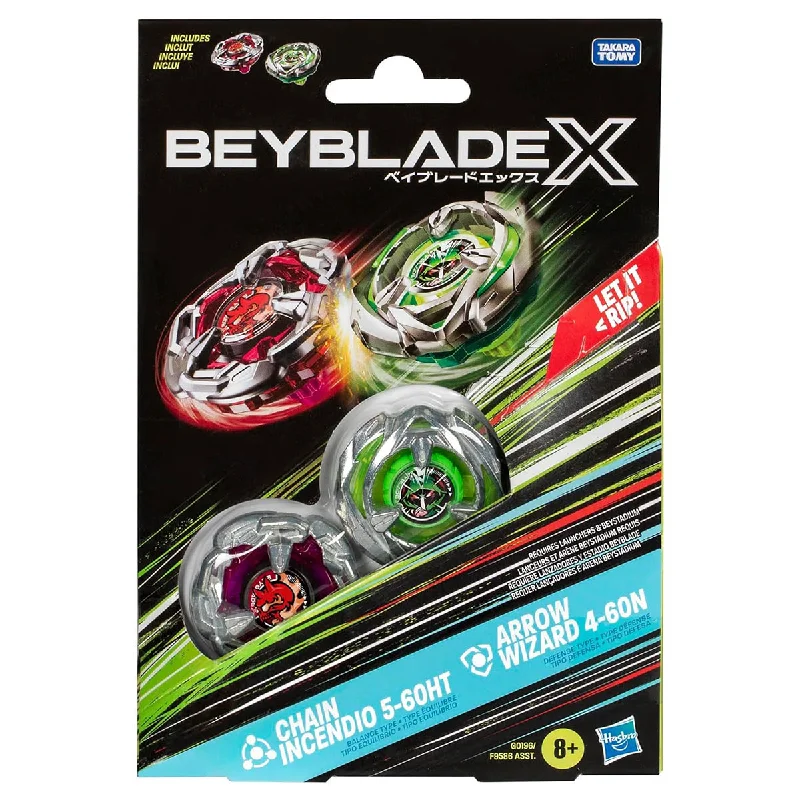 Puzzle - based escape rooms in virtual reality​ Beyblade X: Chain Incendio 5-60HT Balance Type & Arrow Wizard 4-60N Defense Type Dual Pack