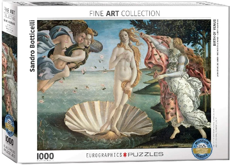 Giant - scale puzzles for large - space displays​ Birth of Venus by Sandro Botticelli 1000 Piece Jigsaw Puzzle