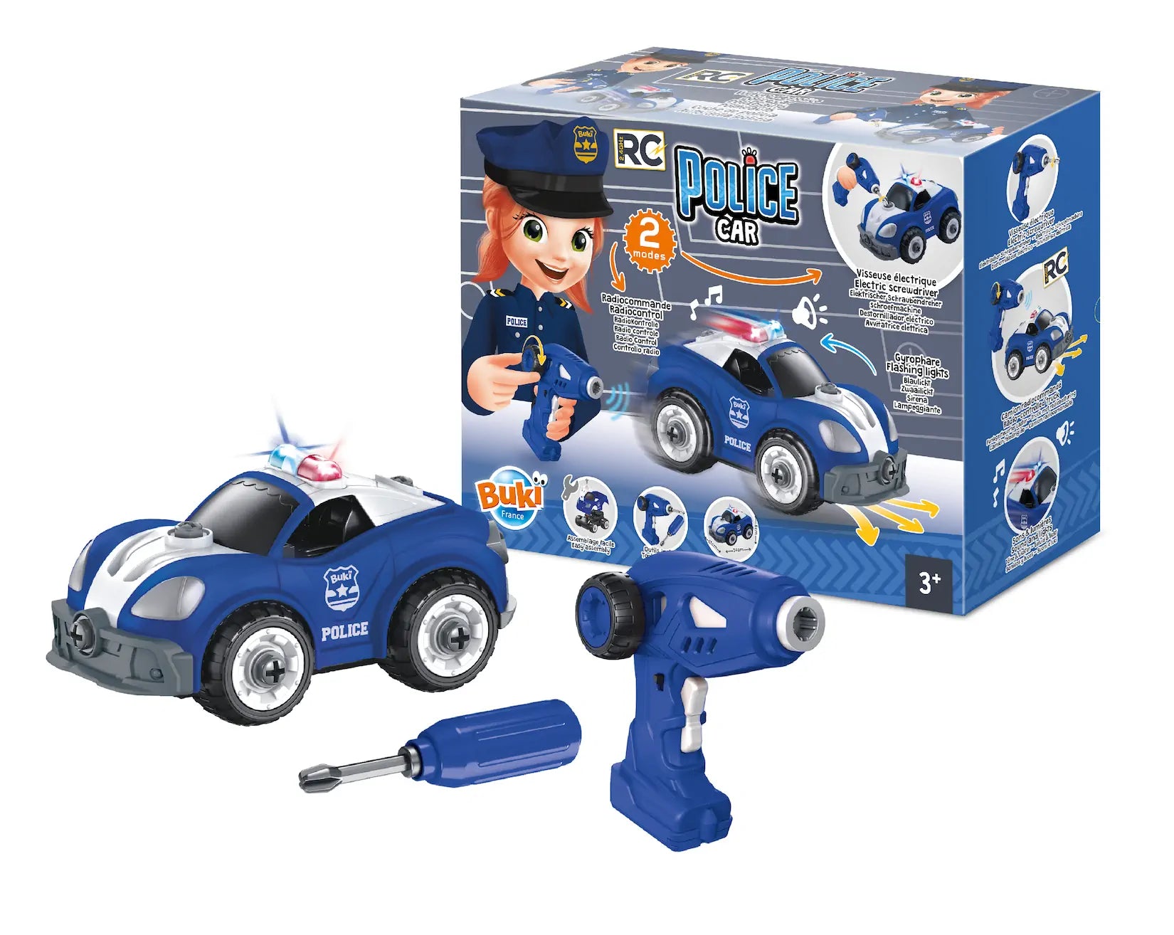 BUKI France RC Police Car
