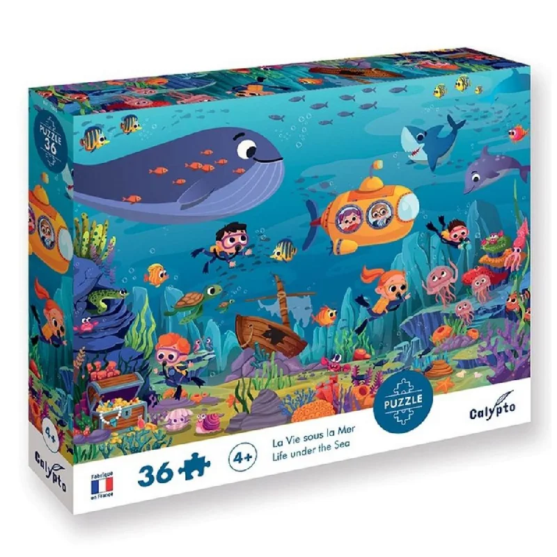 Easter egg - hunt puzzles for spring celebrations​ Calypto Jigsaw Puzzle - Life Under The Sea 36 Pieces