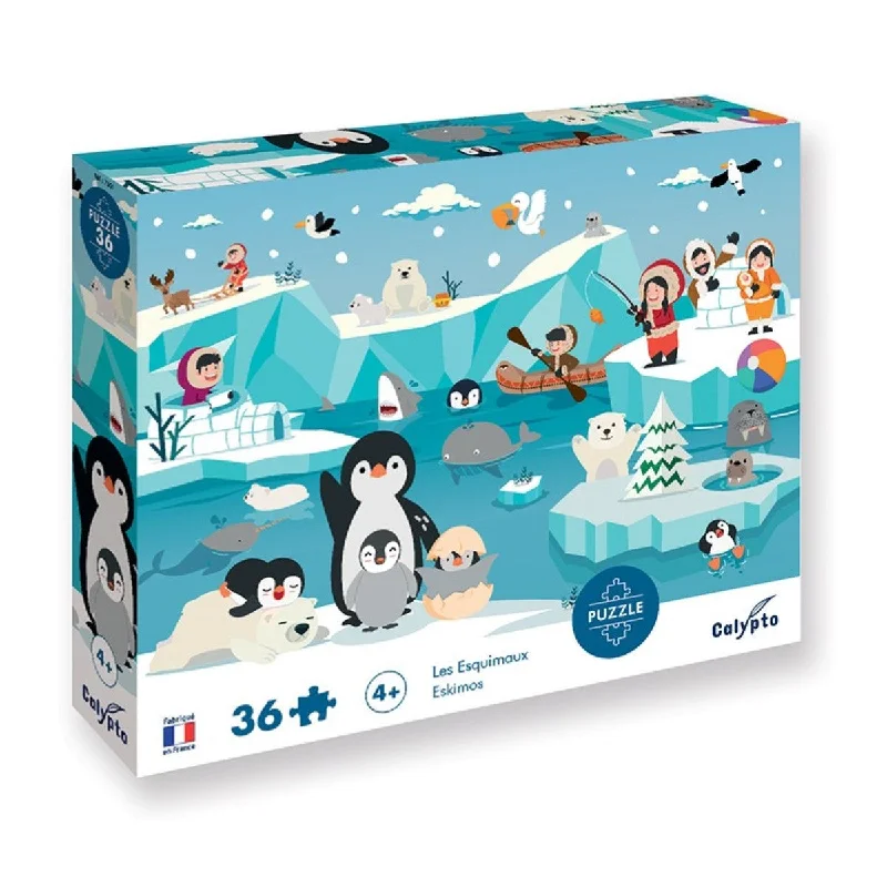 Puzzle - based musical instruments with puzzle - related features CALYPTO PUZZLE 36 P - Les Esquimaux - The Eskimos Puzzle - based musical instruments with puzzle - related features CALYPTO PUZZLE 36 P - Les Esquimaux - The Eskimos