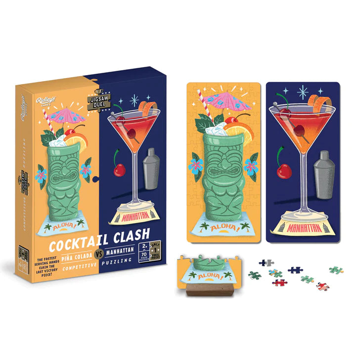 Puzzle - based language - learning games​ COCKTAIL CLASH JIGSAW PUZZLE DUEL