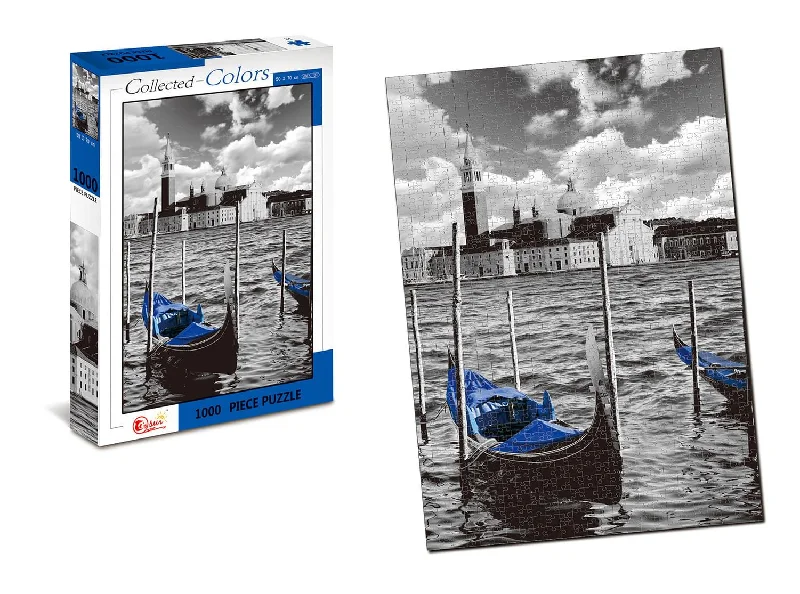 Puzzle games for mobile devices Collected Colors Venice Gondola 1000 Piece Jigsaw Puzzle Puzzle games for mobile devices Collected Colors Venice Gondola 1000 Piece Jigsaw Puzzle