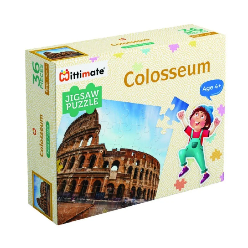 Puzzle - shaped key holders for organization​ Colosseum Puzzle Set (36 Pieces)
