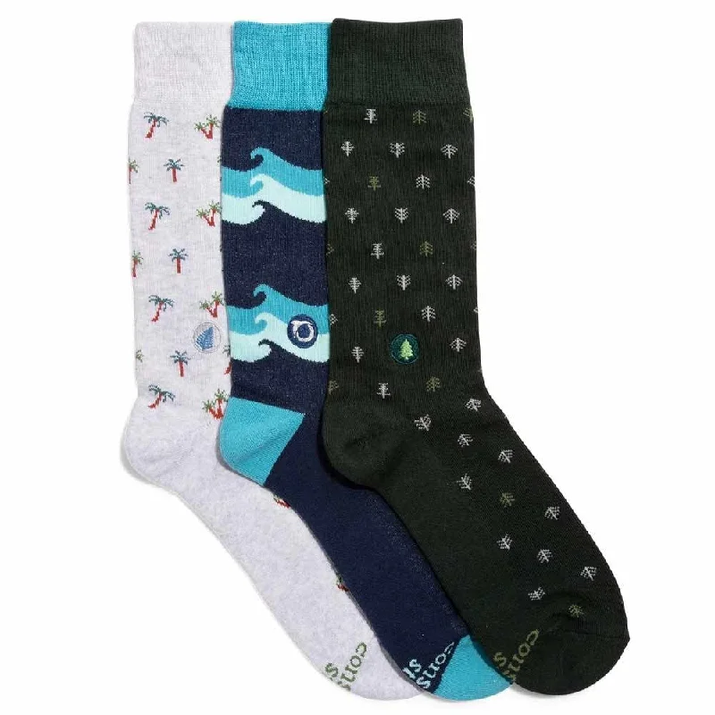 Space - exploration puzzles with planets and stars Conscious Step Collection 3pk - Socks That Protect The Planet Space - exploration puzzles with planets and stars Conscious Step Collection 3pk - Socks That Protect The Planet