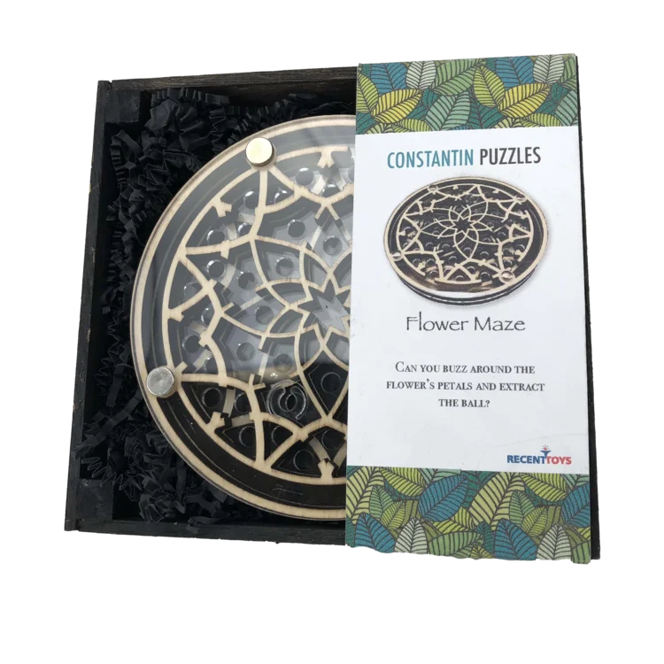 Puzzle books with multiple puzzle types​ CONSTANTIN FLOWER MAZE