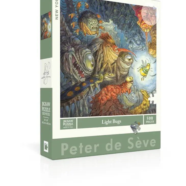 Puzzle - themed sculptures for art galleries​ LIGHTBUGS PUZZLE 500 PC