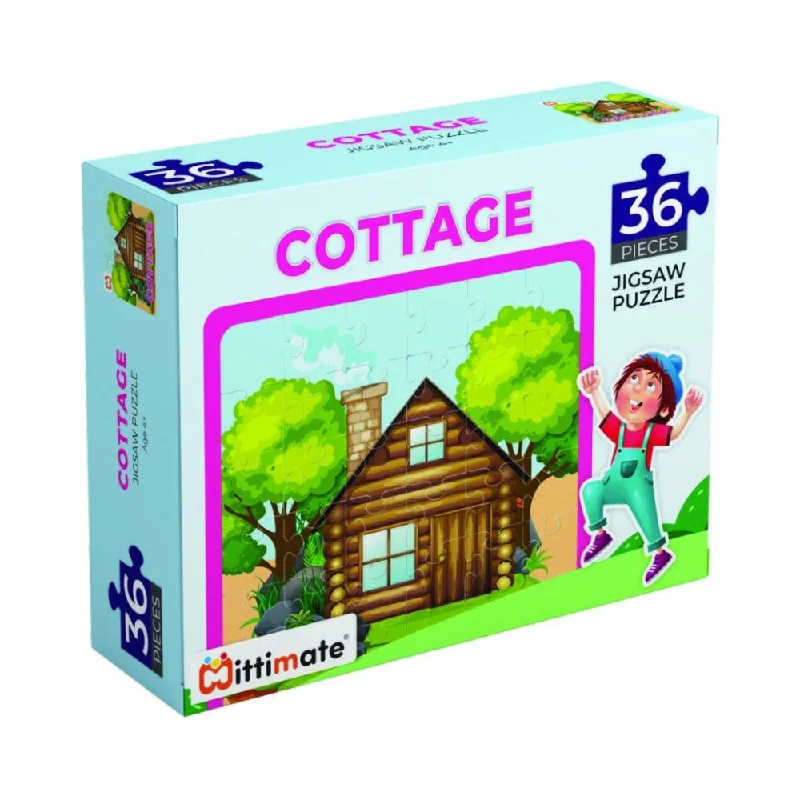 Puzzle - inspired embroidery patterns for crafters Cottage House Puzzle Set (36 Pieces) Puzzle - inspired embroidery patterns for crafters Cottage House Puzzle Set (36 Pieces)