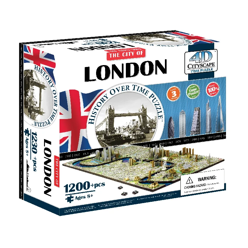 Valentine's Day heart - shaped puzzles​ 4D Cityscape Time Puzzle - London, England