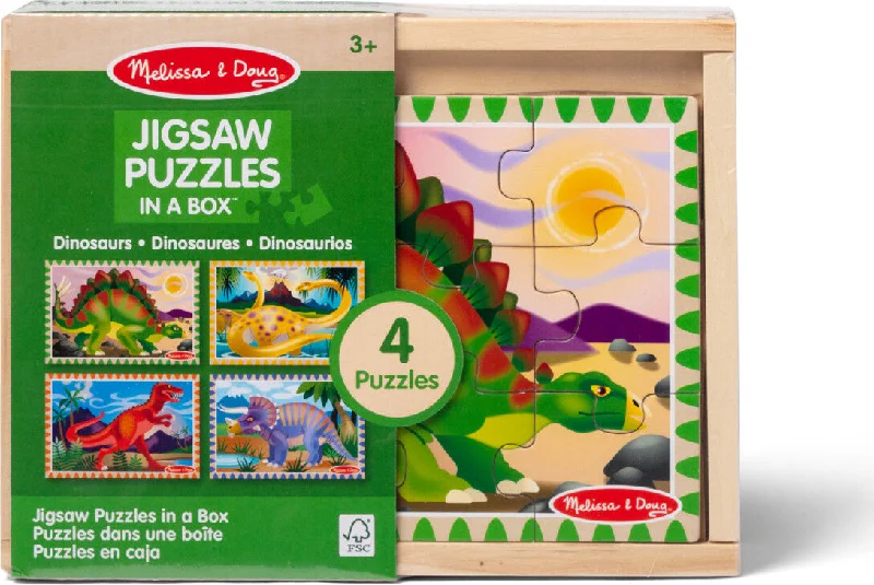 Puzzle - related art prints for wall decoration​ Dinosaurs Puzzles in a Box