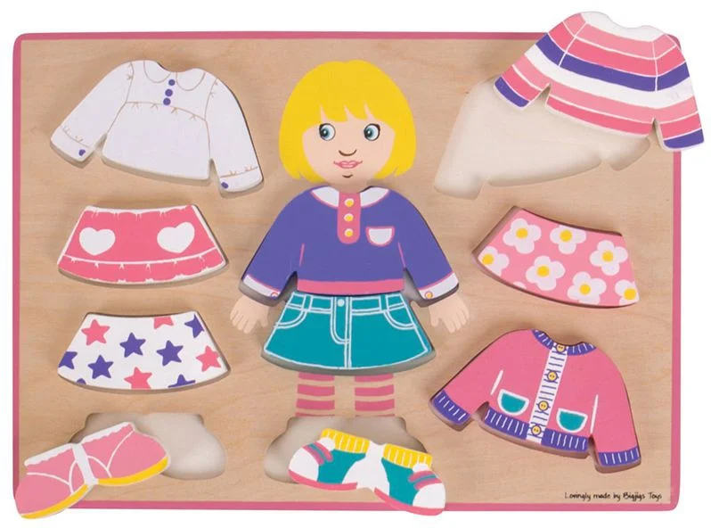 Puzzle - based math games for learning arithmetic​ Dressing Girl Puzzle
