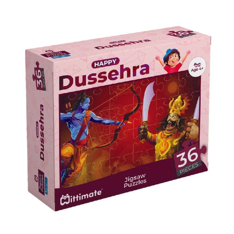 Multi - player cooperative puzzles for group activities Dussehra Puzzle Set (36 Pieces) Multi - player cooperative puzzles for group activities Dussehra Puzzle Set (36 Pieces)