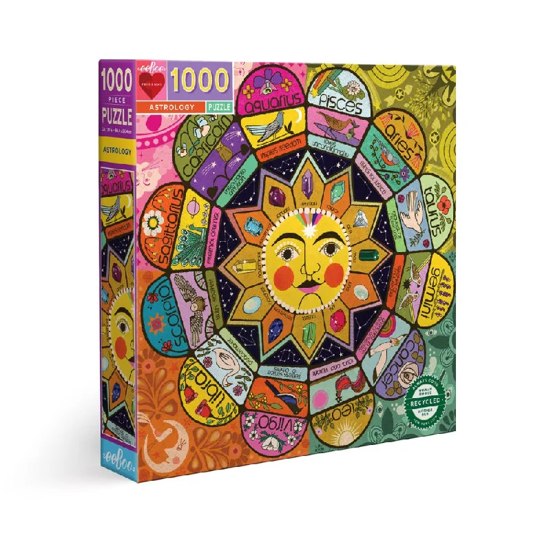 Puzzle - shaped shower curtains for bathroom decor eeBoo Astrology - 1000 Piece Puzzle Puzzle - shaped shower curtains for bathroom decor eeBoo Astrology - 1000 Piece Puzzle
