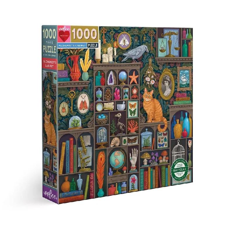 Puzzle - based scavenger hunts for outdoor fun eeBoo Alchemists Cabinet - 1000 Piece Puzzle Puzzle - based scavenger hunts for outdoor fun eeBoo Alchemists Cabinet - 1000 Piece Puzzle