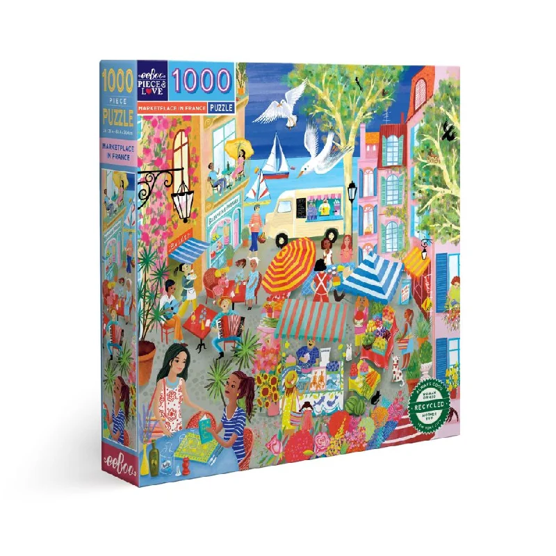 Anti - anxiety puzzles for adults seeking stress relief eeBoo Marketplace in France - 1000 Piece Puzzle Anti - anxiety puzzles for adults seeking stress relief eeBoo Marketplace in France - 1000 Piece Puzzle