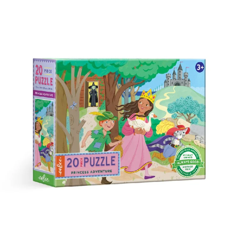 Puzzle - themed stickers for personalizing items eeBoo Princess Adventure 20 piece puzzle Puzzle - themed stickers for personalizing items eeBoo Princess Adventure 20 piece puzzle