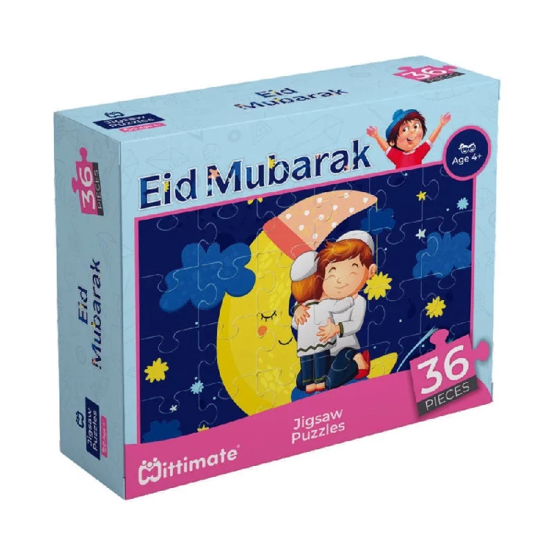 Puzzle - solving workshops for skill development​ Eid Mubarak Puzzle Set (36 Pieces)