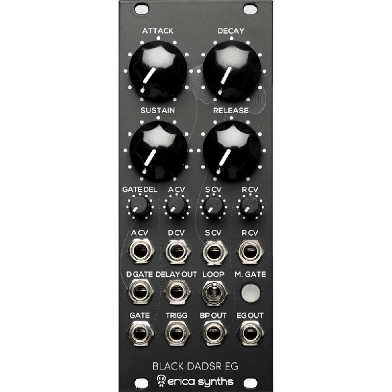 Roland synthesizers for cutting - edge electronic music​ Erica Synths Black VC DADSR Envelope Generator Eurorack Module (10 HP)