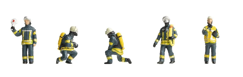 Faller 151637 HO/OO Gauge Firefighters Figure Set 1