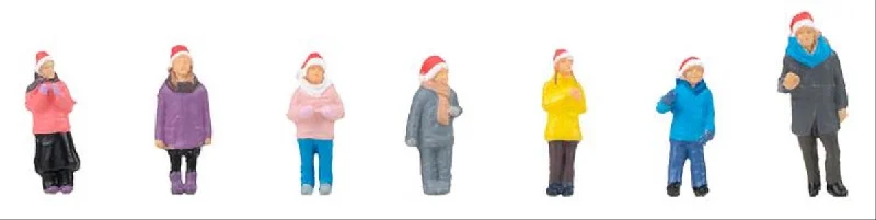 Faller Childrens Christmas Choir (7) Figure Set FA151648