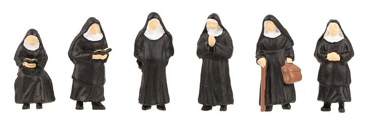 Faller Nuns (6) Figure Set FA151601