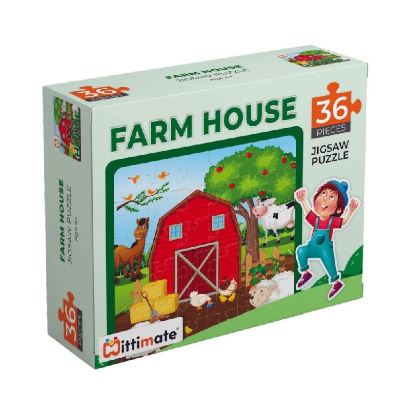 Puzzle - themed party decorations for a unique ambiance Farm House Puzzle Set (36 Pieces) Puzzle - themed party decorations for a unique ambiance Farm House Puzzle Set (36 Pieces)