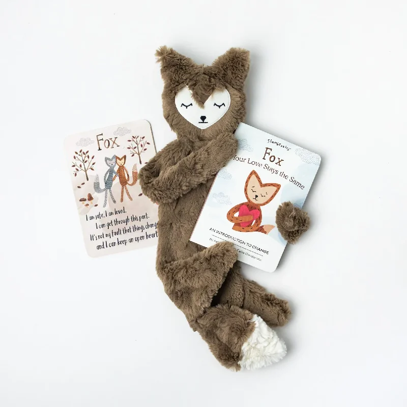 Cat - themed plush toys for feline enthusiasts​ Fox Snuggler - Maple / Brown