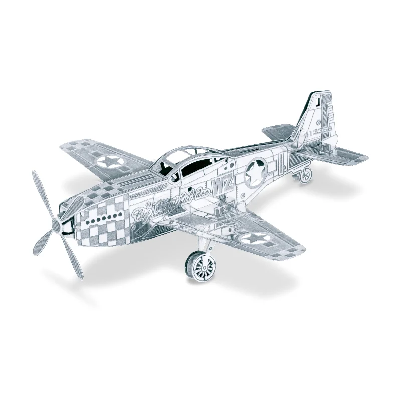 Puzzle - based art therapy activities for emotional well - being Metal Earth 3D Metal Model Kit - P-51 Mustang Puzzle - based art therapy activities for emotional well - being Metal Earth 3D Metal Model Kit - P-51 Mustang