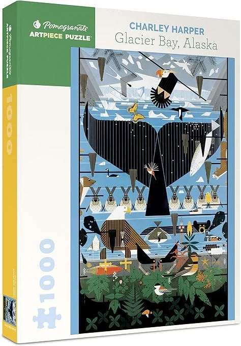 Puzzle - based scavenger hunt clues for treasure - hunting GLACIER BAY ALASKA CHARLIE HARPER 1000PC JIGSAW PUZZLE Puzzle - based scavenger hunt clues for treasure - hunting GLACIER BAY ALASKA CHARLIE HARPER 1000PC JIGSAW PUZZLE