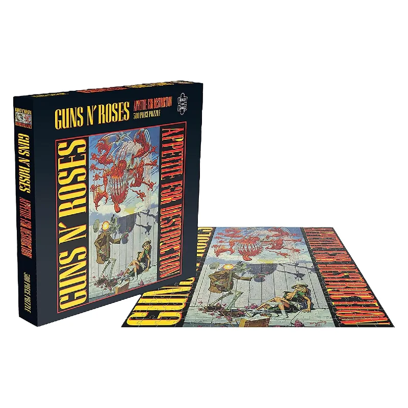 Puzzle - based art therapy activities for emotional well - being Guns N Roses Appetite For Destruction 1 500 Piece Jigsaw Puzzle Puzzle - based art therapy activities for emotional well - being Guns N Roses Appetite For Destruction 1 500 Piece Jigsaw Puzzle