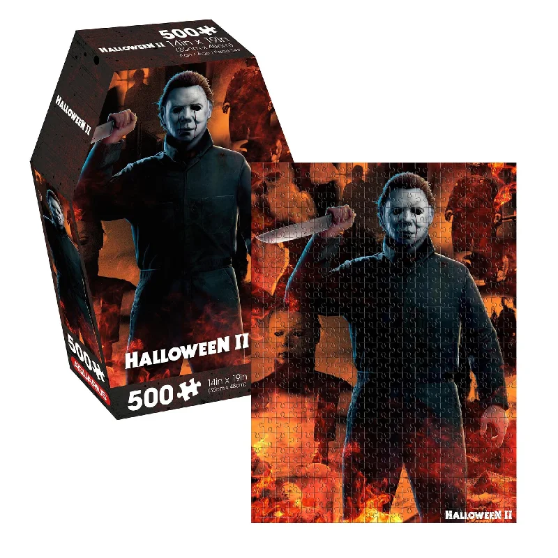 Puzzle - solving apps with hints and solutions​ Halloween II Coffin Box 500 Piece Jigsaw Puzzle