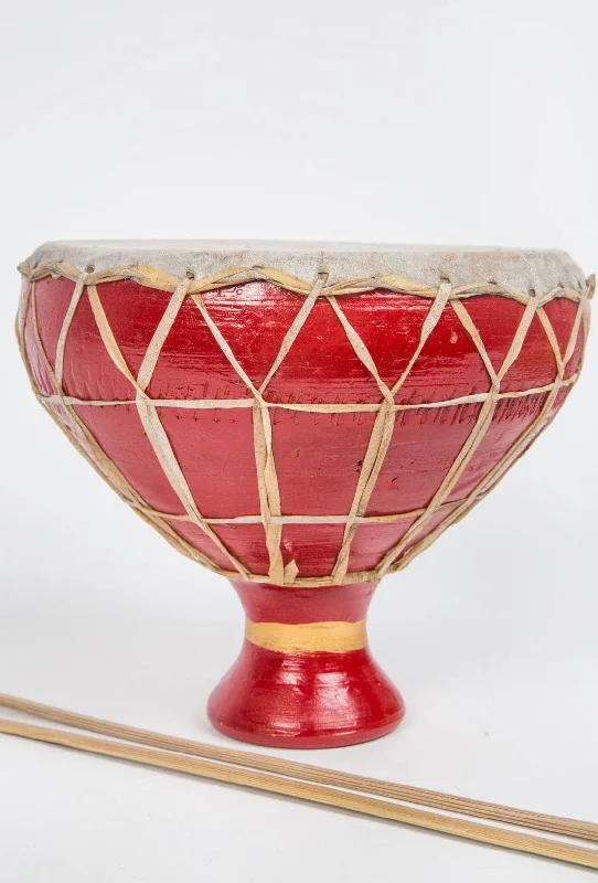 Bass drums for powerful beats in percussion ensembles​ Happy Rhythm Red Drum
