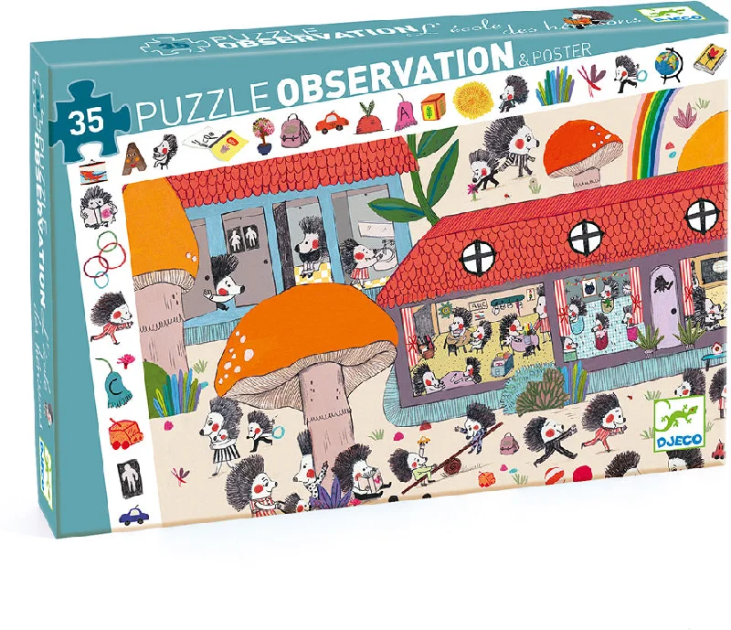 Puzzle challenges with time - limits for competitive play​ Hedgehog Observation 35 pc