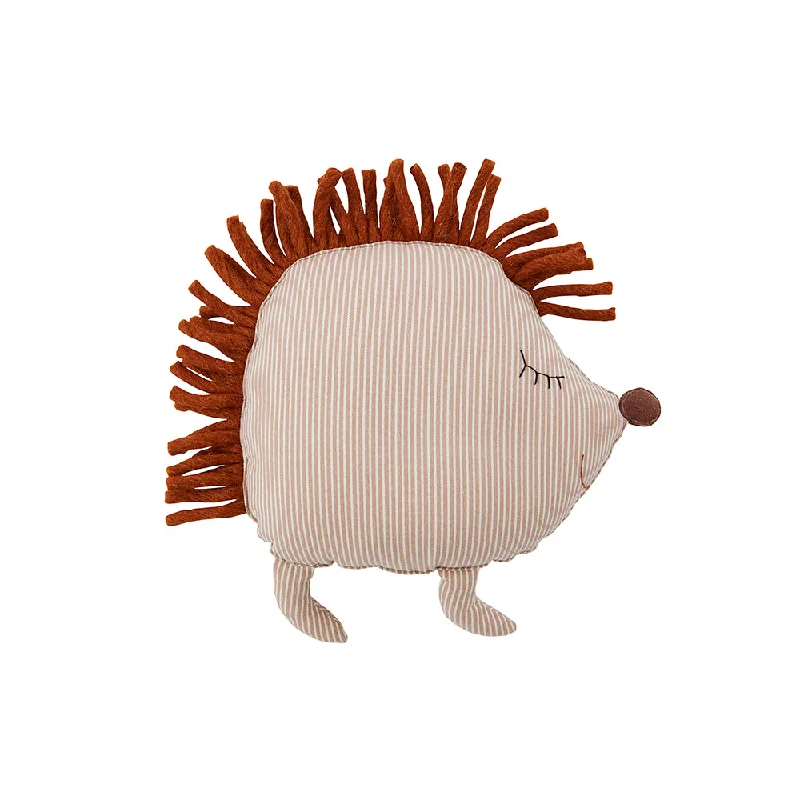Plush toys for librarians with book - or library - card - shaped details Hope Hedgehog Denim Cushion Plush toys for librarians with book - or library - card - shaped details Hope Hedgehog Denim Cushion