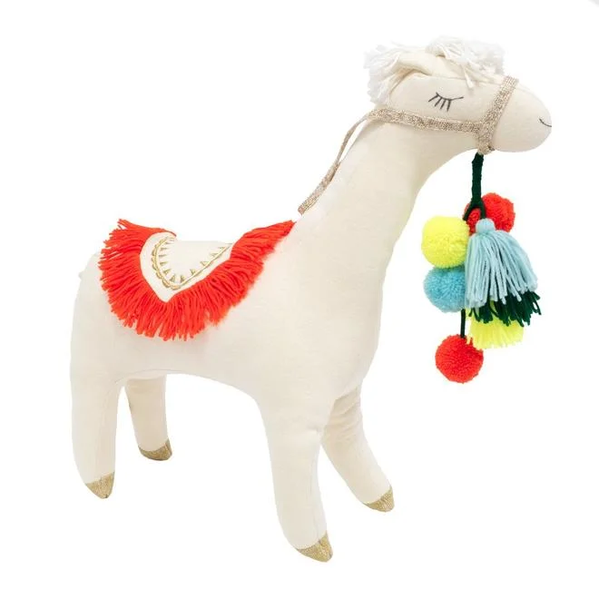 Plush toys for cyclists with bike - related details​ Hugo Llama Large Toy