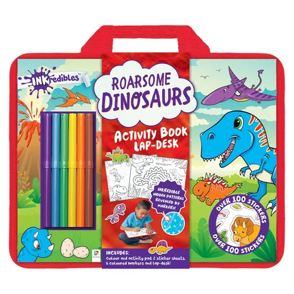 Puzzle books with multiple puzzle types​ Hinkler Inkredibles, Roarsome Dinosaurs