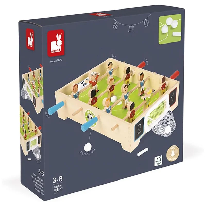 3D puzzles with intricate building elements​ Janod Champions Mini Table Football Set