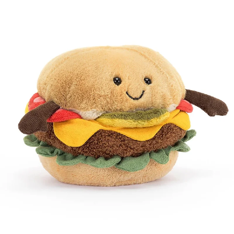 Plush toys for art lovers with artistic patterns​ Amuseable Burger