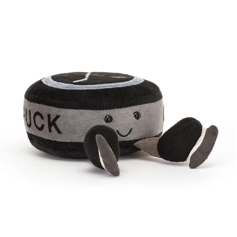 Plush toys for teachers with apple - or blackboard - shaped accents Jellycat Amuseables Sports Ice Hockey Puck Plush toys for teachers with apple - or blackboard - shaped accents Jellycat Amuseables Sports Ice Hockey Puck