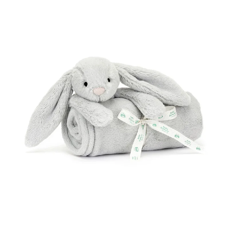 Under - the - sea plush toys with glow - in - the - dark features Jellycat Bashful Silver Bunny Blankie Under - the - sea plush toys with glow - in - the - dark features Jellycat Bashful Silver Bunny Blankie