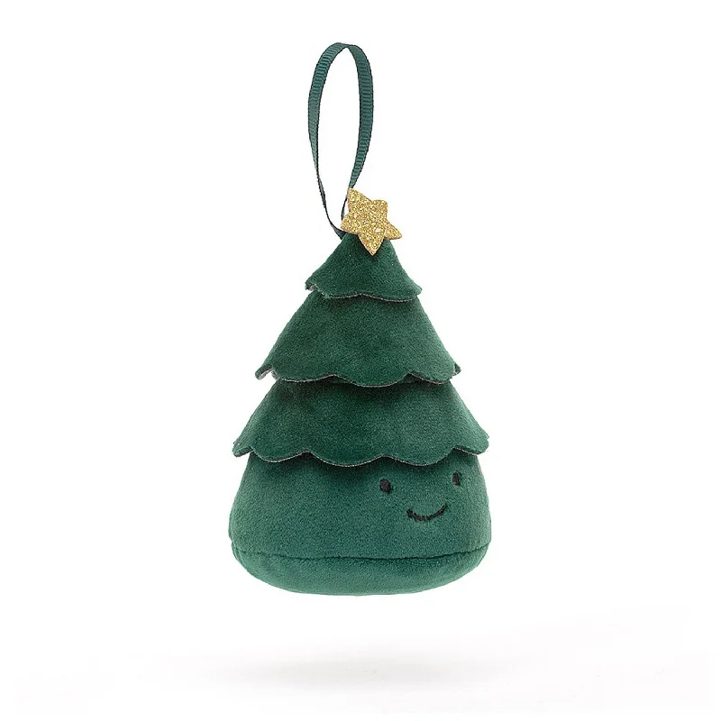 Plush toys with built - in lullabies for bedtime Festive Folly Hanging Decoration - Christmas Tree Plush toys with built - in lullabies for bedtime Festive Folly Hanging Decoration - Christmas Tree