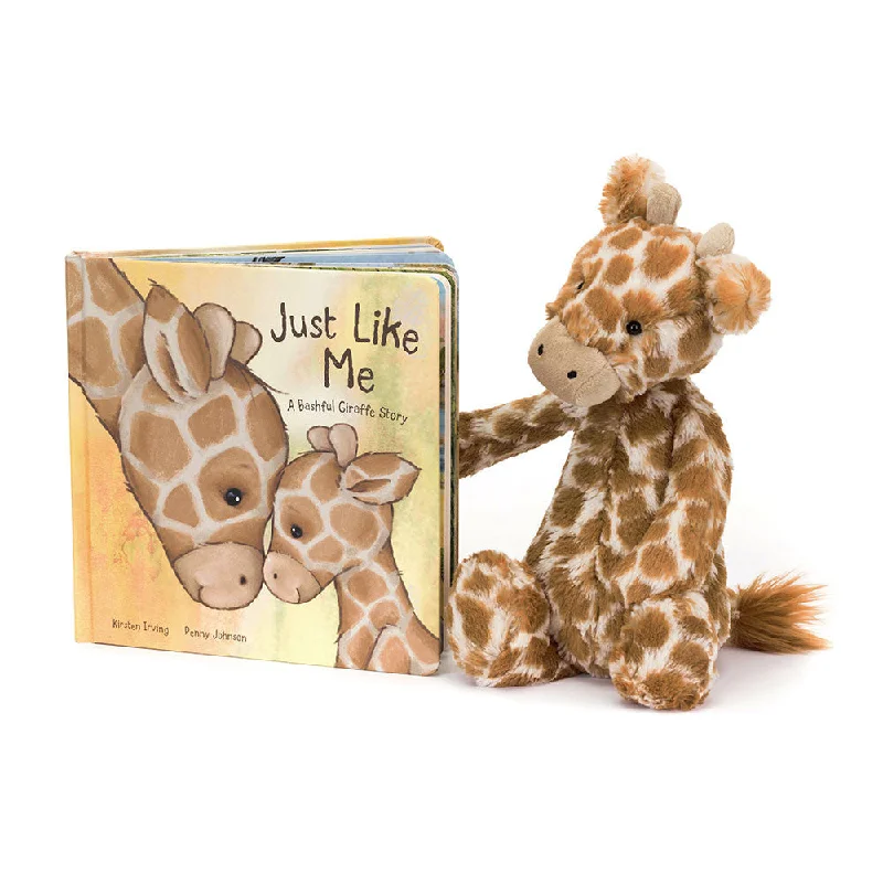 Plush toys for movie buffs as movie - related figures Jellycat Just Like Me Book and Bashful Giraffe Plush toys for movie buffs as movie - related figures Jellycat Just Like Me Book and Bashful Giraffe