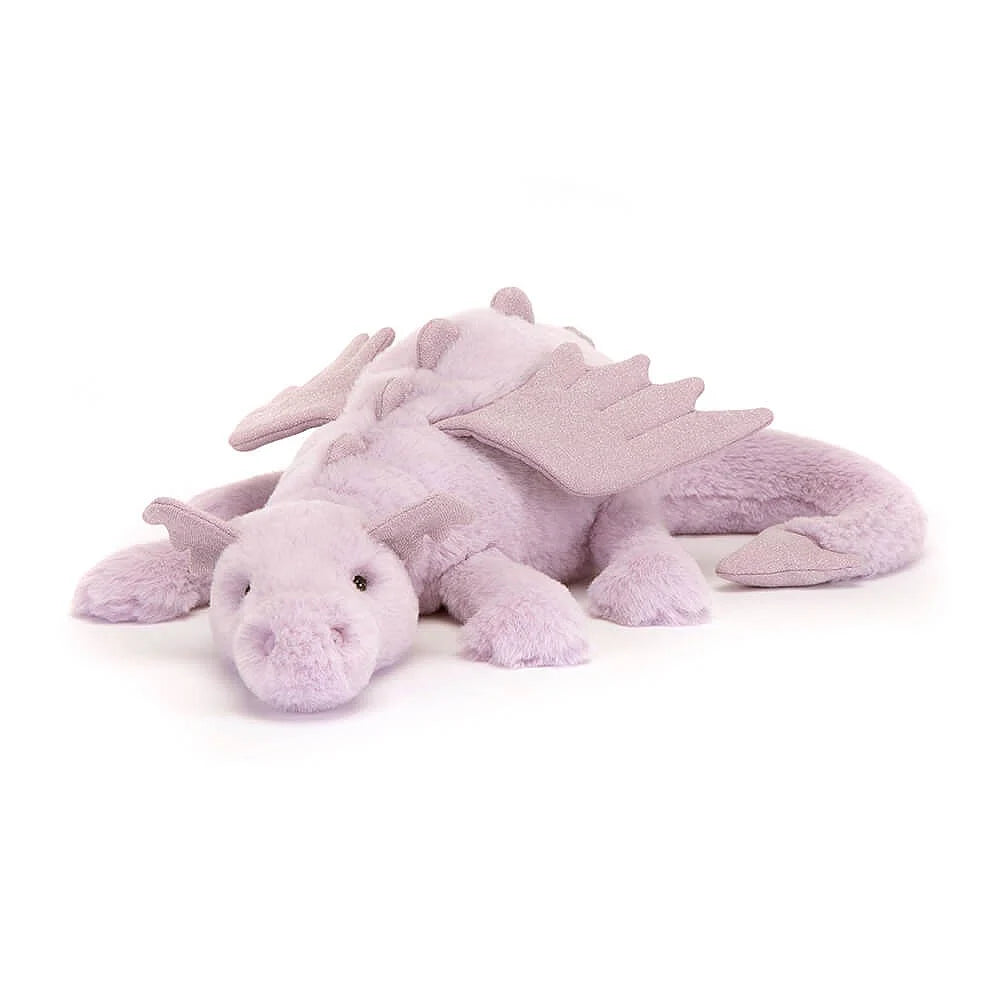 Plush toys for reptile lovers in reptile - inspired shapes​ Lavender Dragon
