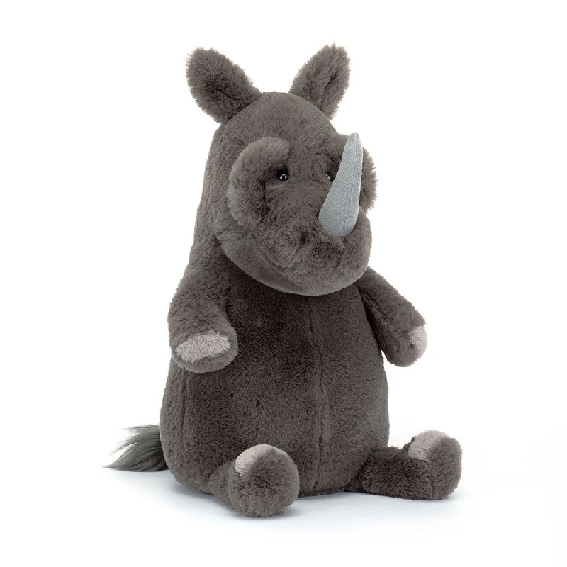 Plush toys for fashionistas in trendy outfits​ Jellycat Roderick Rhinoceros