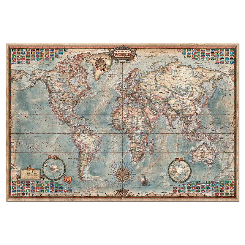 Puzzle - based fitness challenges for physical activity​ The World: 4000 Pcs