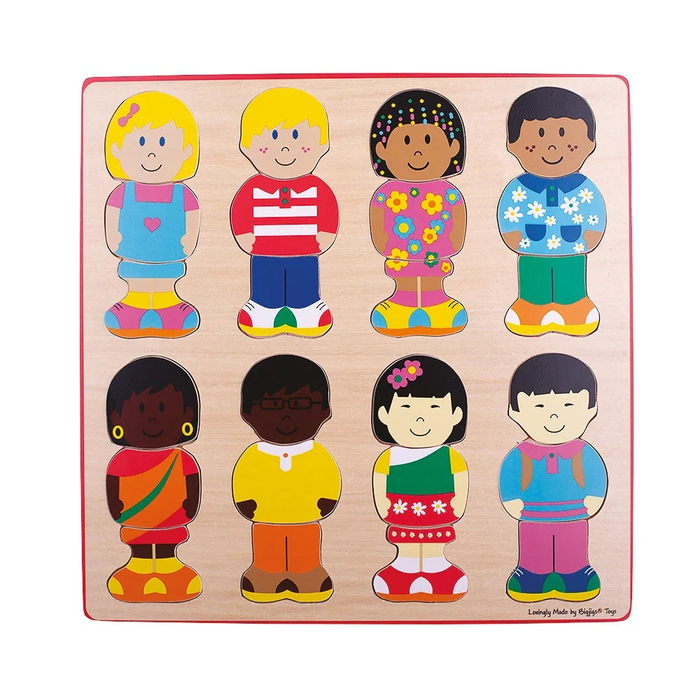 Puzzle - shaped wall clocks for timekeeping with style​ Little Friends Matching Puzzle