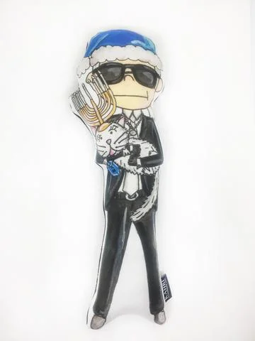 Pirate - themed plush toys with eye patches and hats​ Little Hanukkah Karl Doll