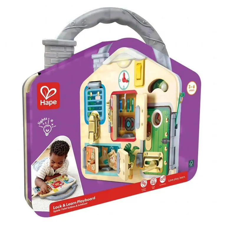 Puzzle - based fitness challenges for physical activity​ Lock & Learn Playboard
