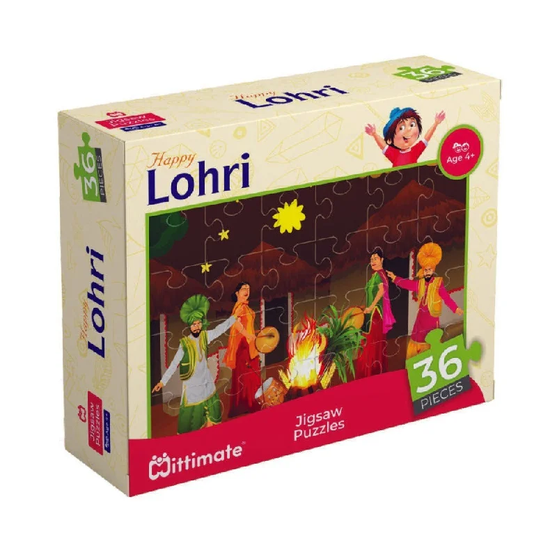Puzzle - inspired pottery with puzzle - like textures​ Lohri Puzzle Set (36 Pieces)
