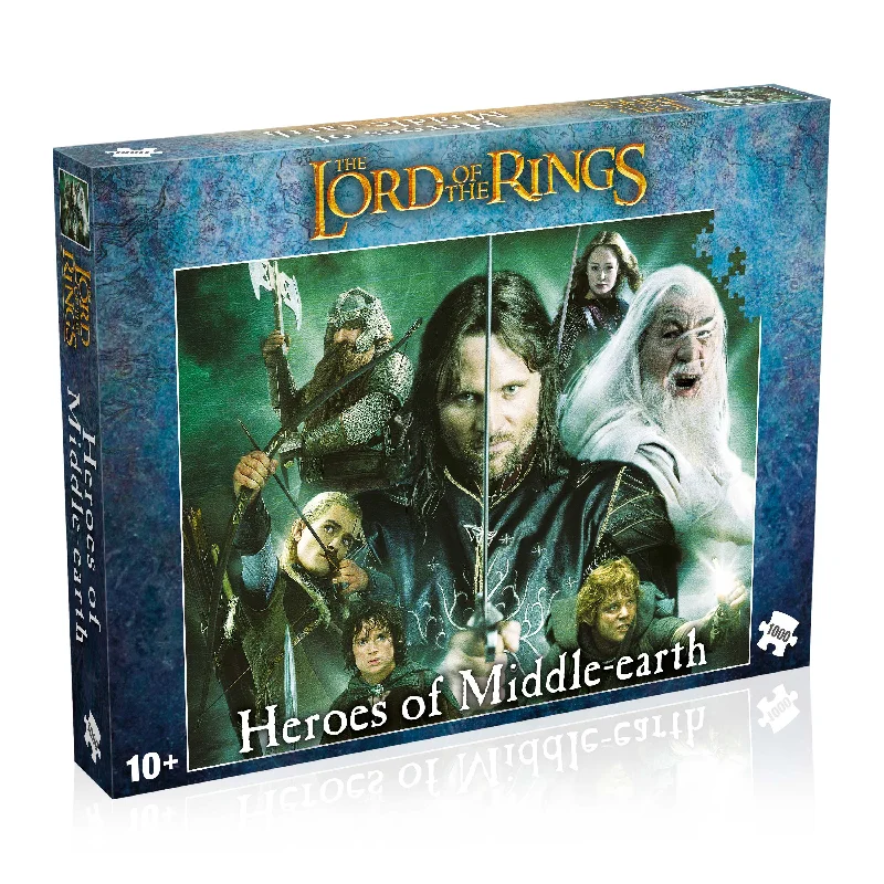Puzzle - inspired garden ornaments for outdoor beauty 1000-Piece Jigsaw Puzzle, Lord of The Rings 'Heroes of the Middle' Puzzle - inspired garden ornaments for outdoor beauty 1000-Piece Jigsaw Puzzle, Lord of The Rings 'Heroes of the Middle'